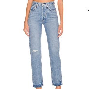 Agolde Women's Straight Leg Jeans - Light Blue